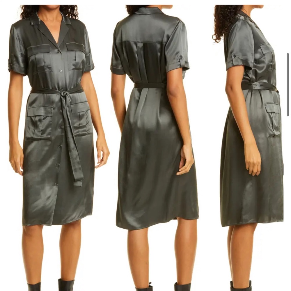 Rails midi dress dark forest size M
